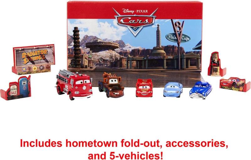 Conjunto Mattel Disney Pixar Cars - 5 Veículos de Brinquedo